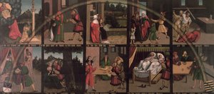 De Tien Geboden door Lucas Cranach the Elder